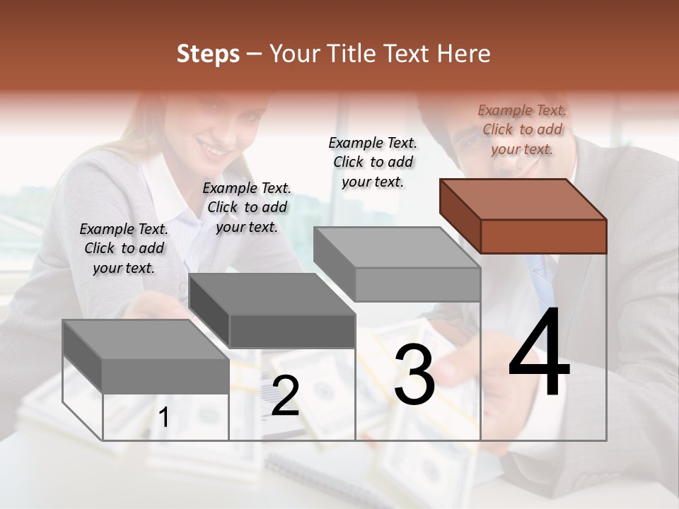 Manager Working Banking PowerPoint Template