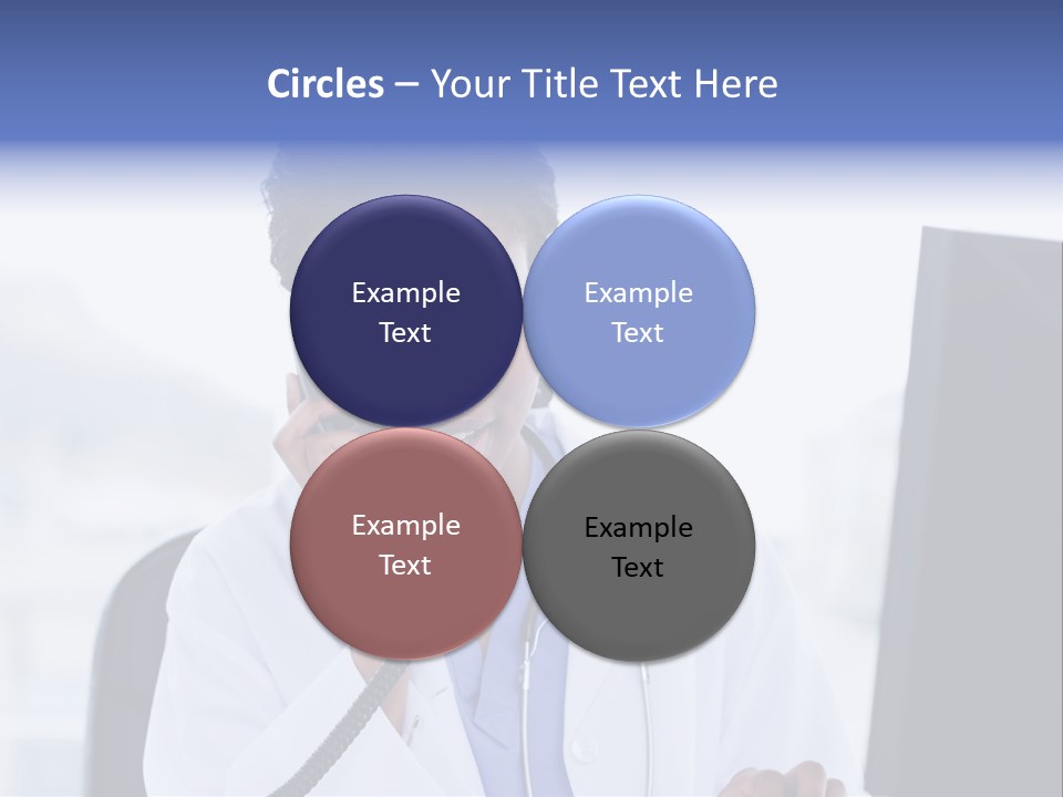 Professional Health Typing PowerPoint Template