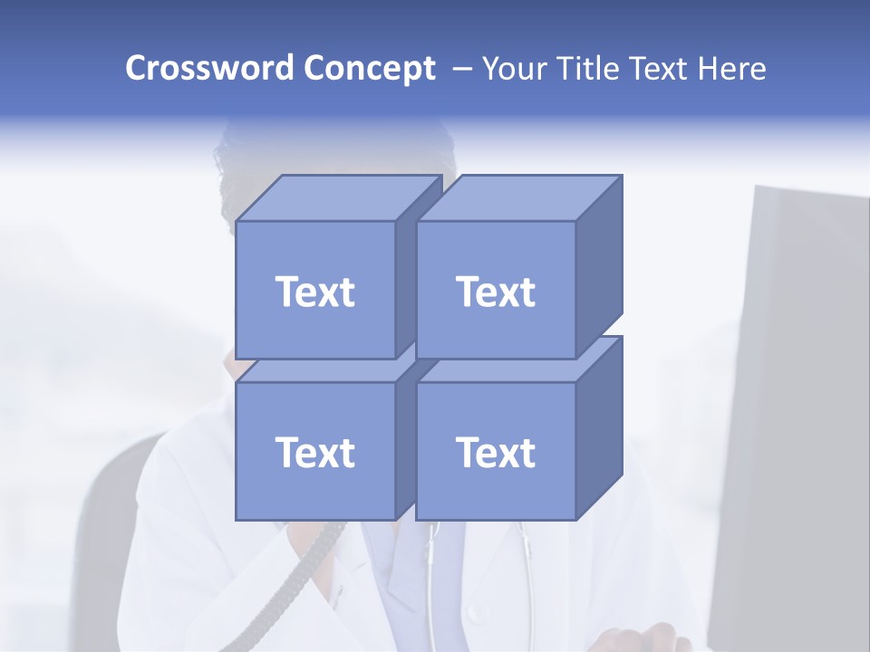 Professional Health Typing PowerPoint Template