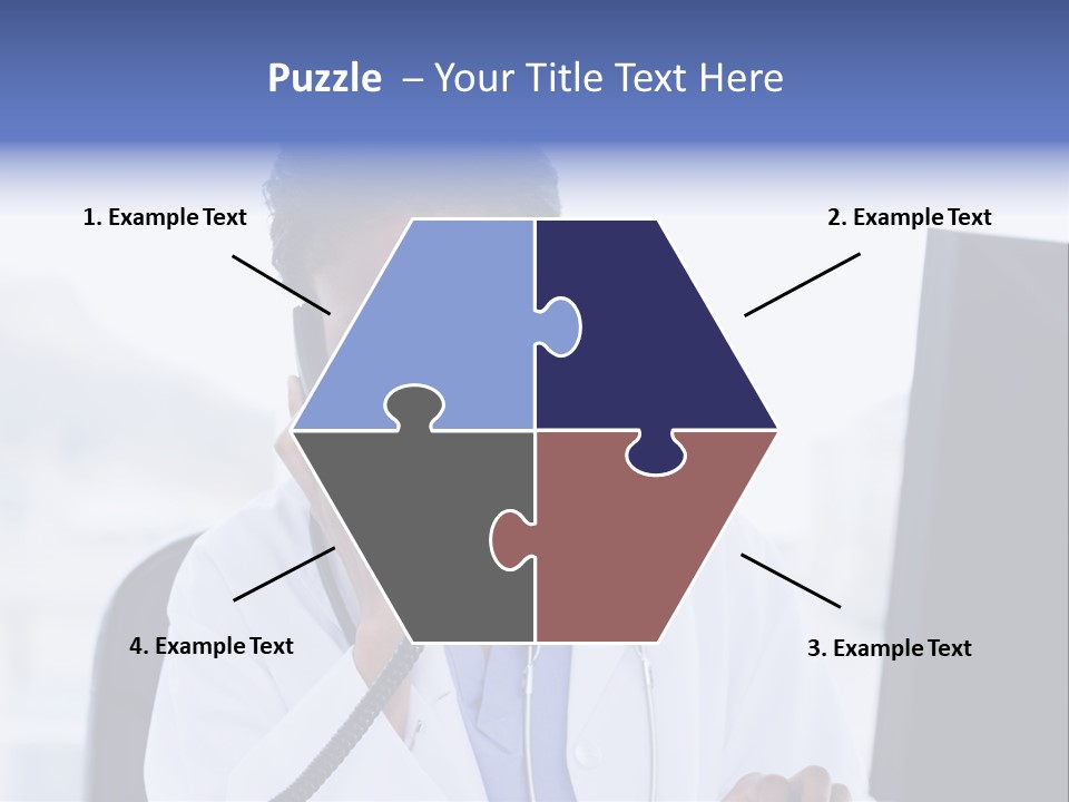 Professional Health Typing PowerPoint Template