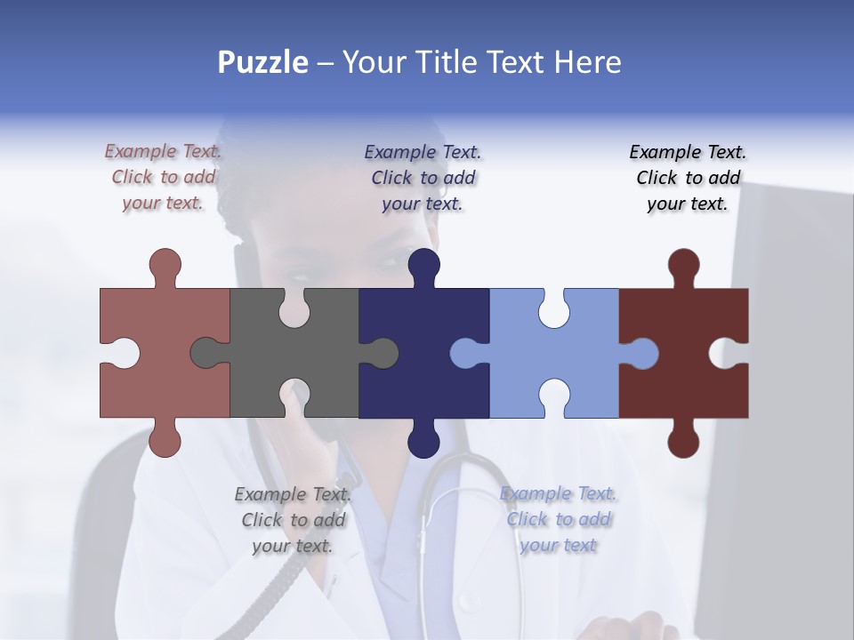Professional Health Typing PowerPoint Template