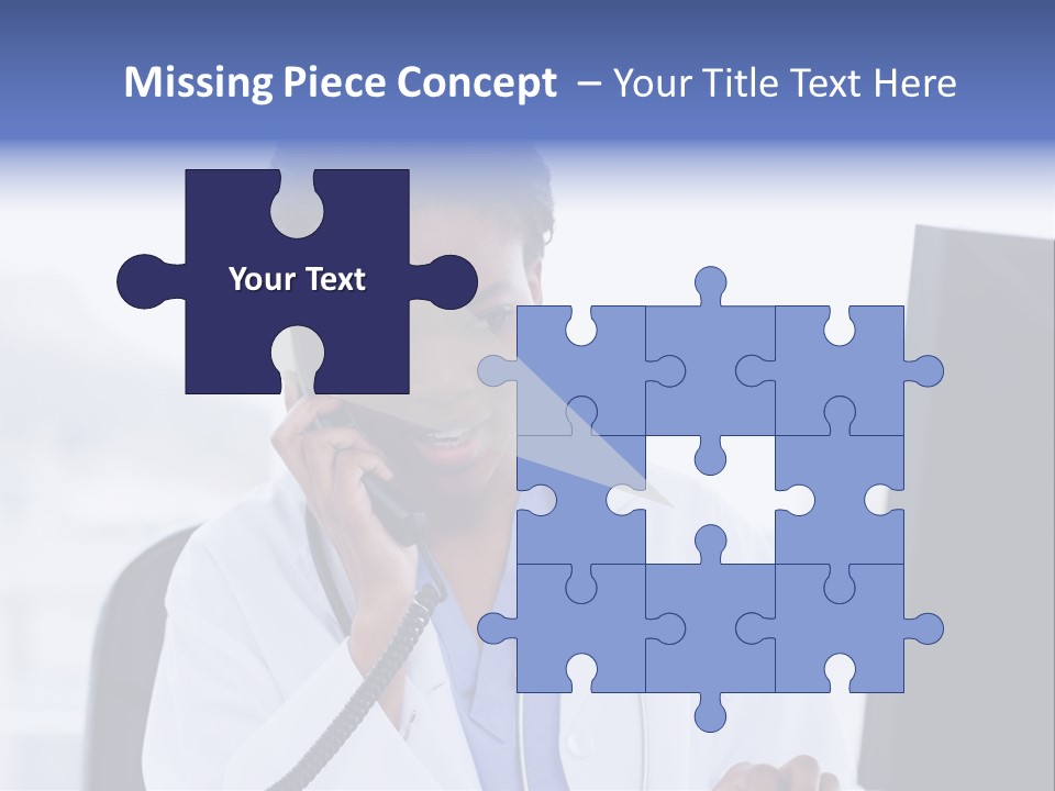Professional Health Typing PowerPoint Template