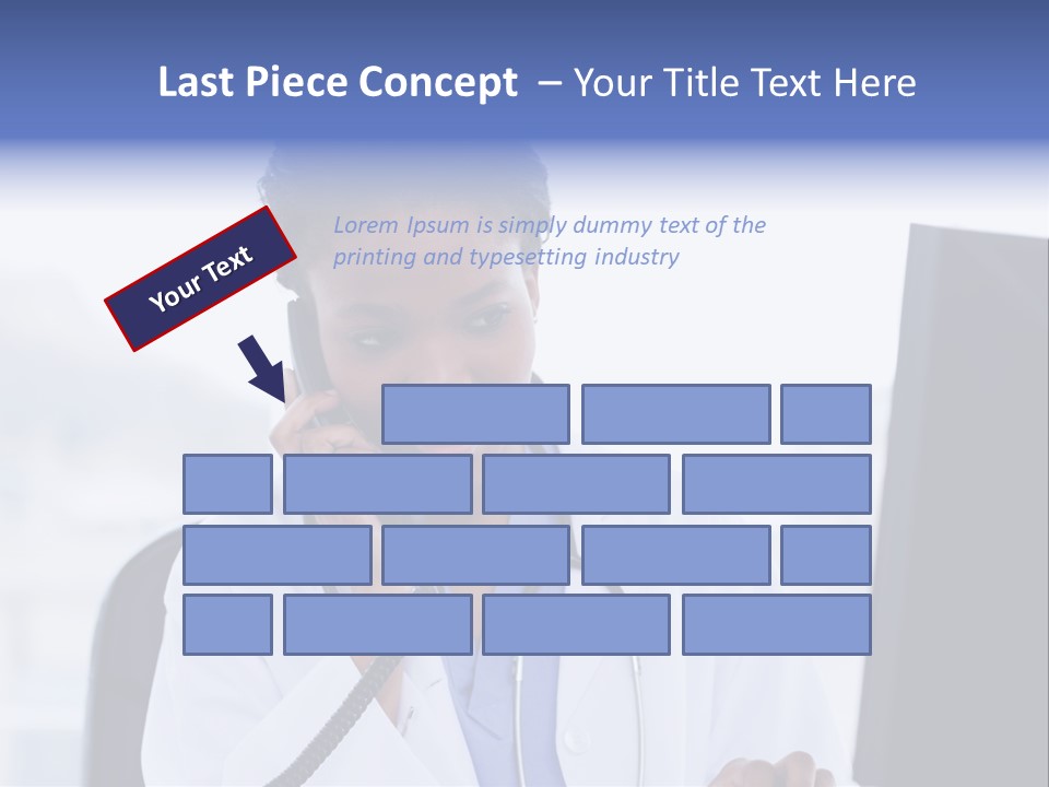 Professional Health Typing PowerPoint Template