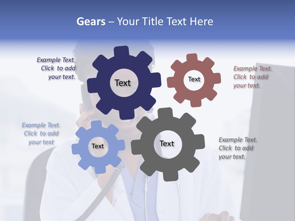 Professional Health Typing PowerPoint Template