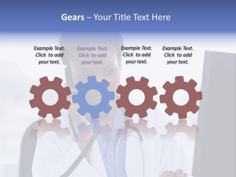 Professional Health Typing PowerPoint Template