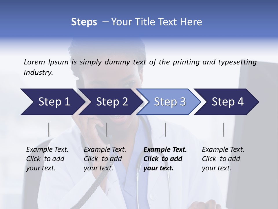Professional Health Typing PowerPoint Template
