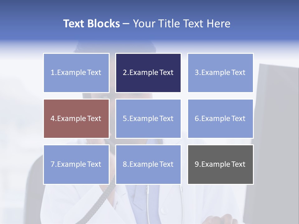 Professional Health Typing PowerPoint Template