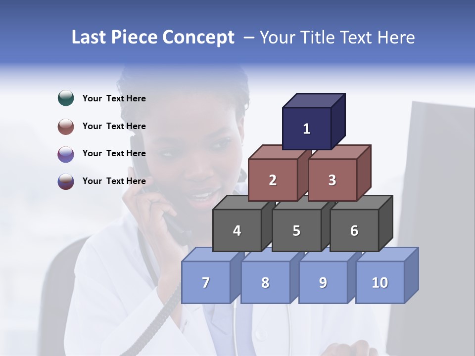Professional Health Typing PowerPoint Template