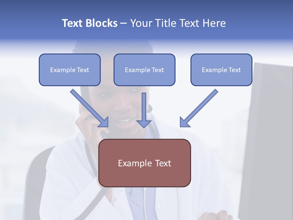 Professional Health Typing PowerPoint Template