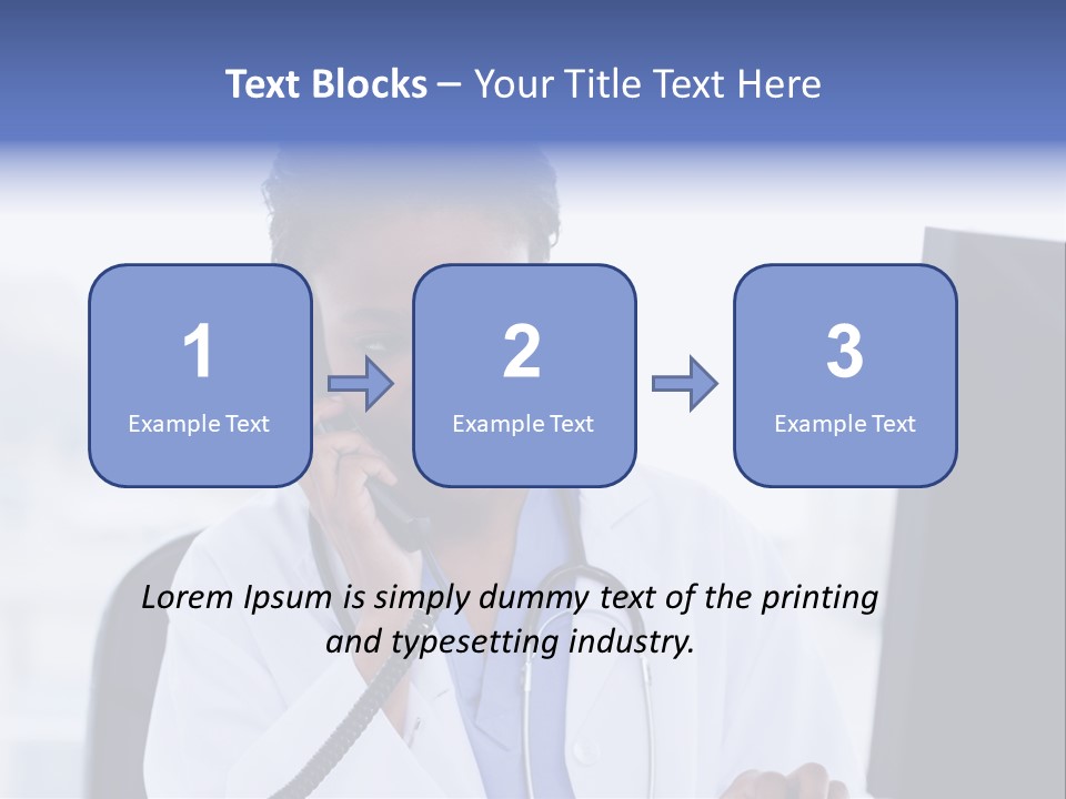 Professional Health Typing PowerPoint Template