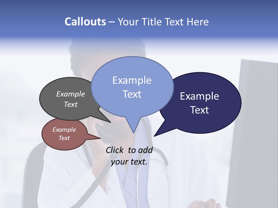 Professional Health Typing PowerPoint Template