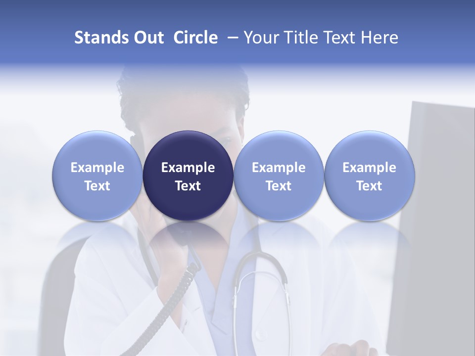 Professional Health Typing PowerPoint Template