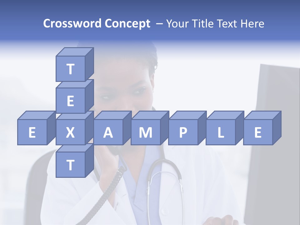 Professional Health Typing PowerPoint Template