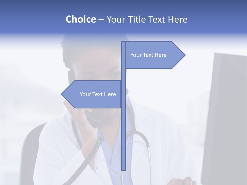 Professional Health Typing PowerPoint Template