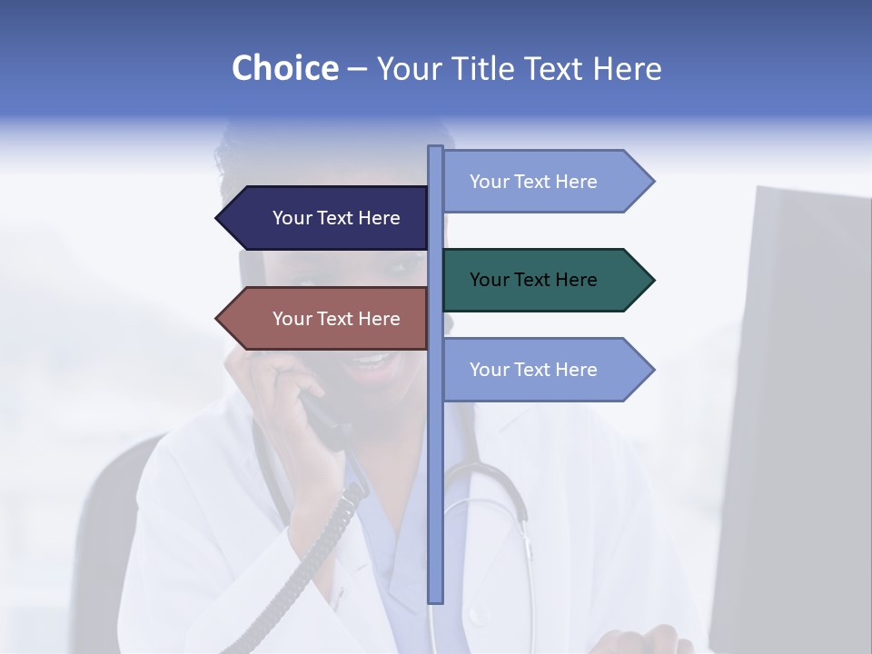 Professional Health Typing PowerPoint Template