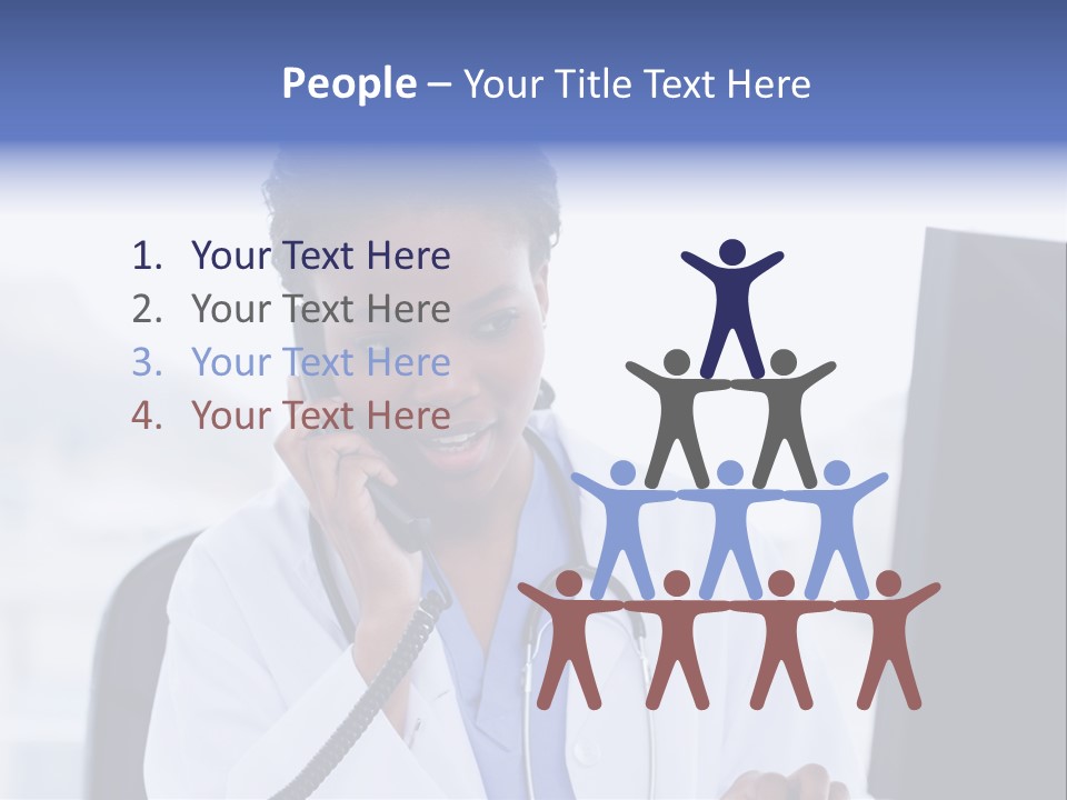 Professional Health Typing PowerPoint Template