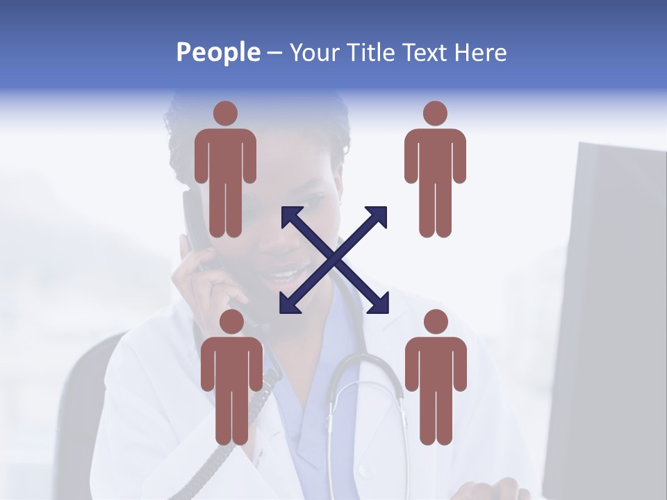 Professional Health Typing PowerPoint Template