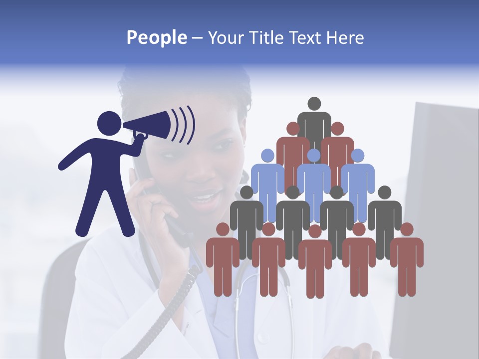 Professional Health Typing PowerPoint Template