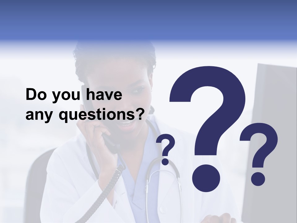 Professional Health Typing PowerPoint Template