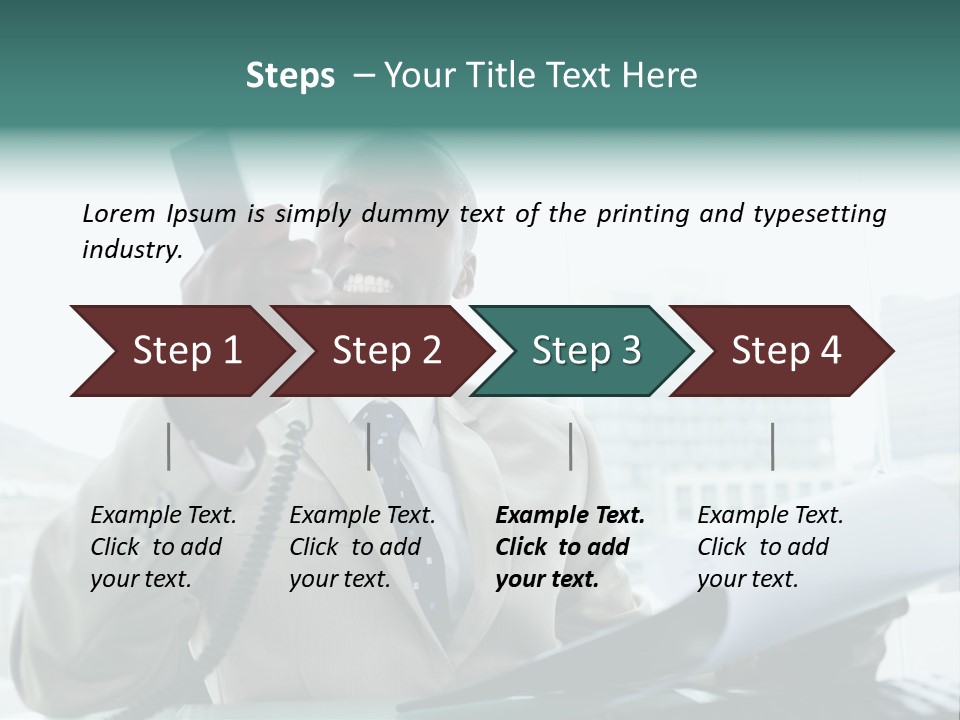 Anger Paper Boss PowerPoint Template