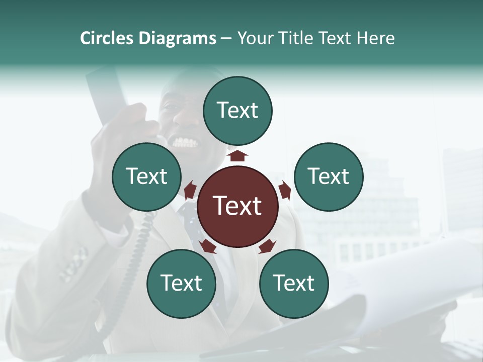 Anger Paper Boss PowerPoint Template