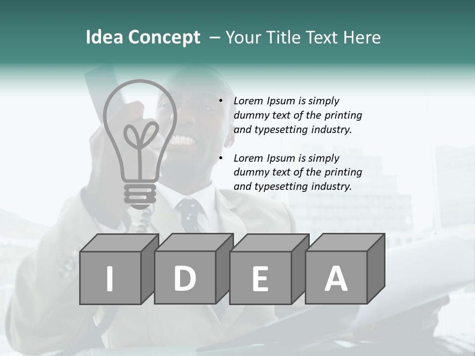 Anger Paper Boss PowerPoint Template