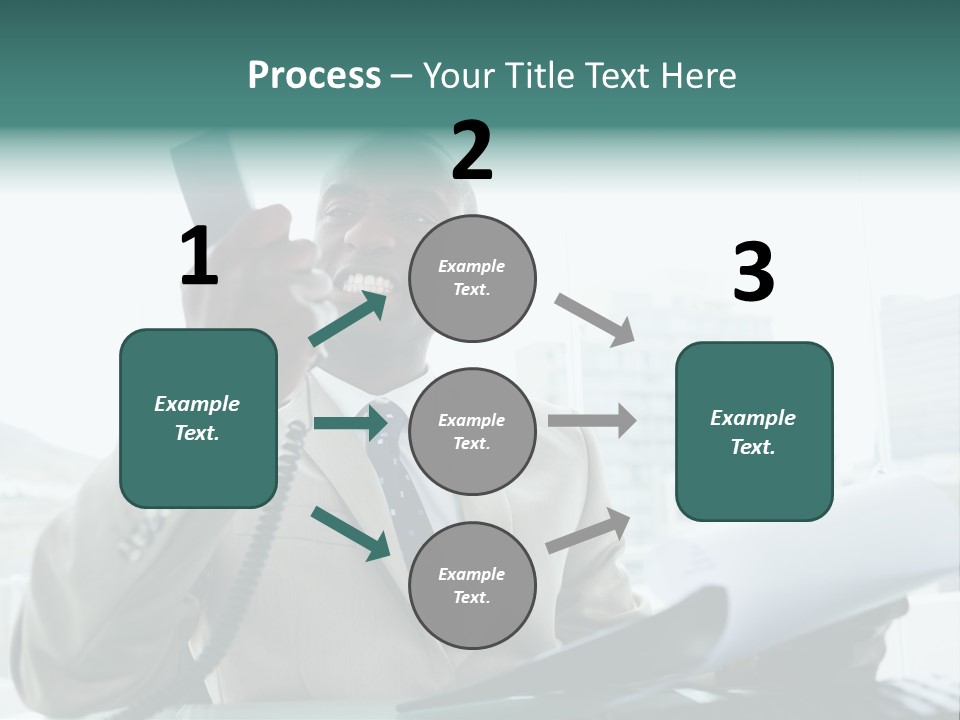 Anger Paper Boss PowerPoint Template