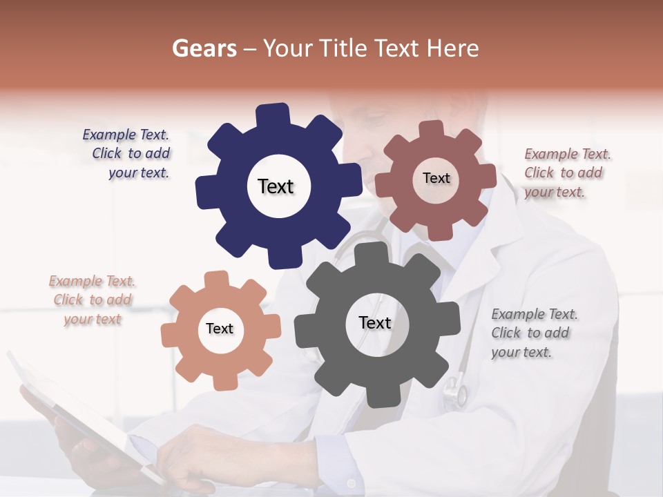 Care Electronic Screen PowerPoint Template