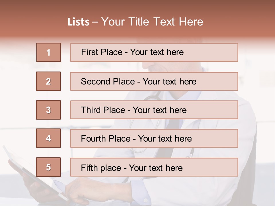 Care Electronic Screen PowerPoint Template