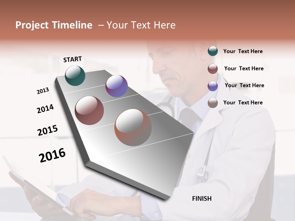 Care Electronic Screen PowerPoint Template