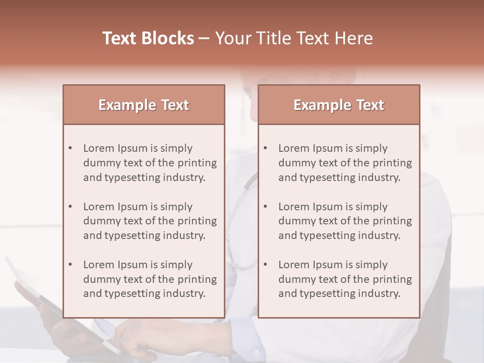 Care Electronic Screen PowerPoint Template