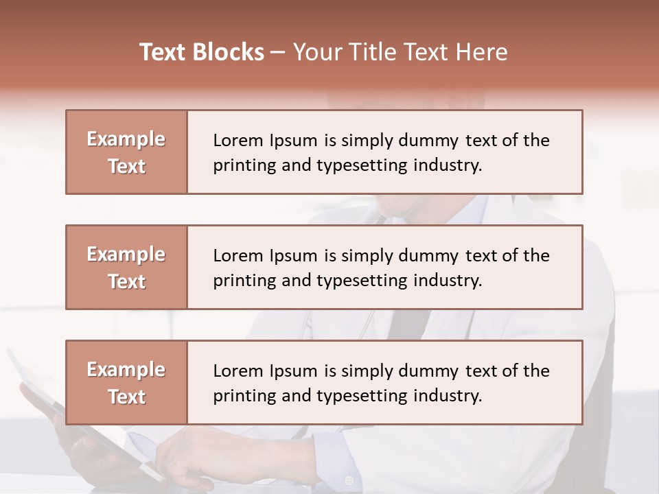 Care Electronic Screen PowerPoint Template