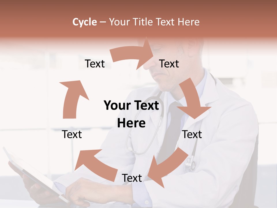Care Electronic Screen PowerPoint Template
