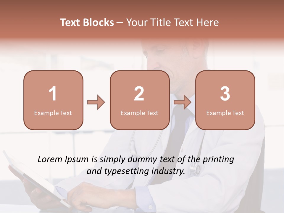 Care Electronic Screen PowerPoint Template