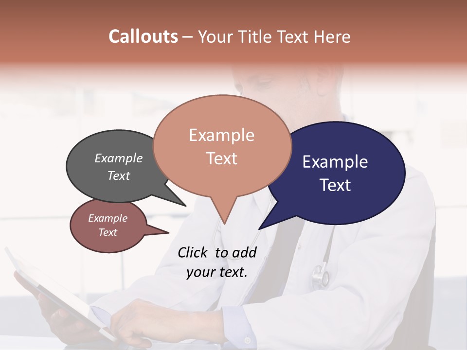 Care Electronic Screen PowerPoint Template