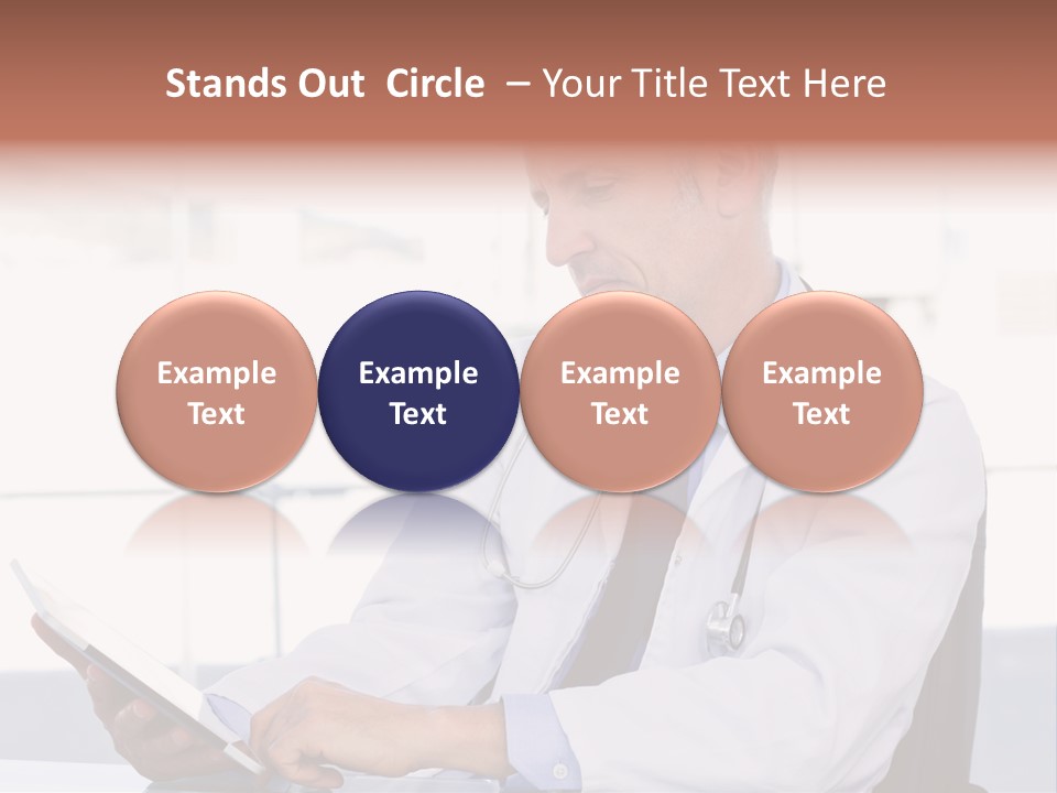 Care Electronic Screen PowerPoint Template