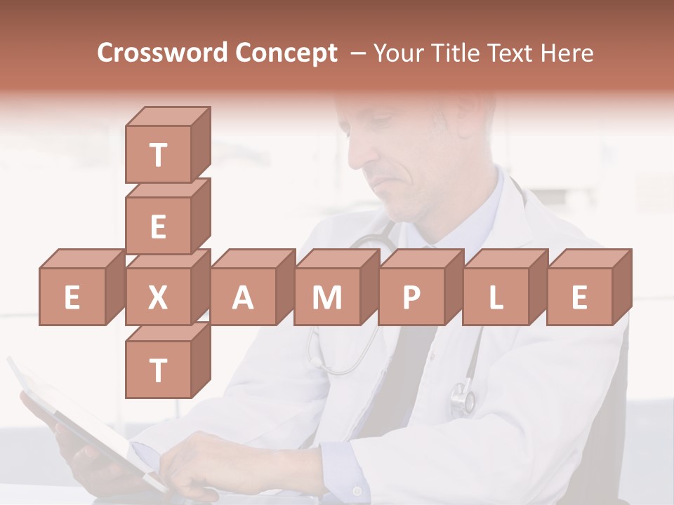 Care Electronic Screen PowerPoint Template