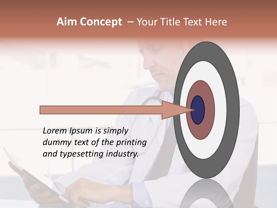 Care Electronic Screen PowerPoint Template