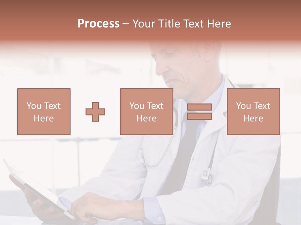 Care Electronic Screen PowerPoint Template