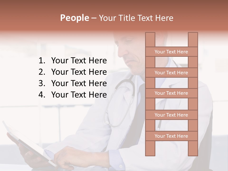 Care Electronic Screen PowerPoint Template