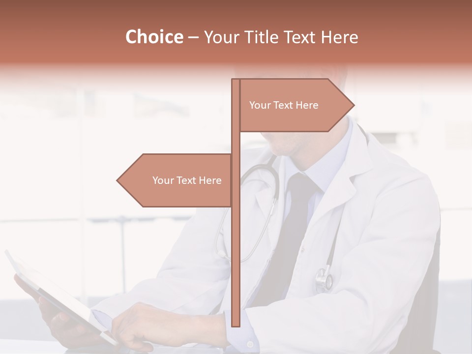 Care Electronic Screen PowerPoint Template