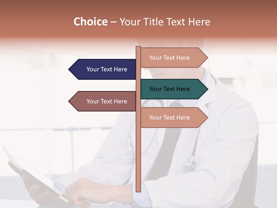 Care Electronic Screen PowerPoint Template