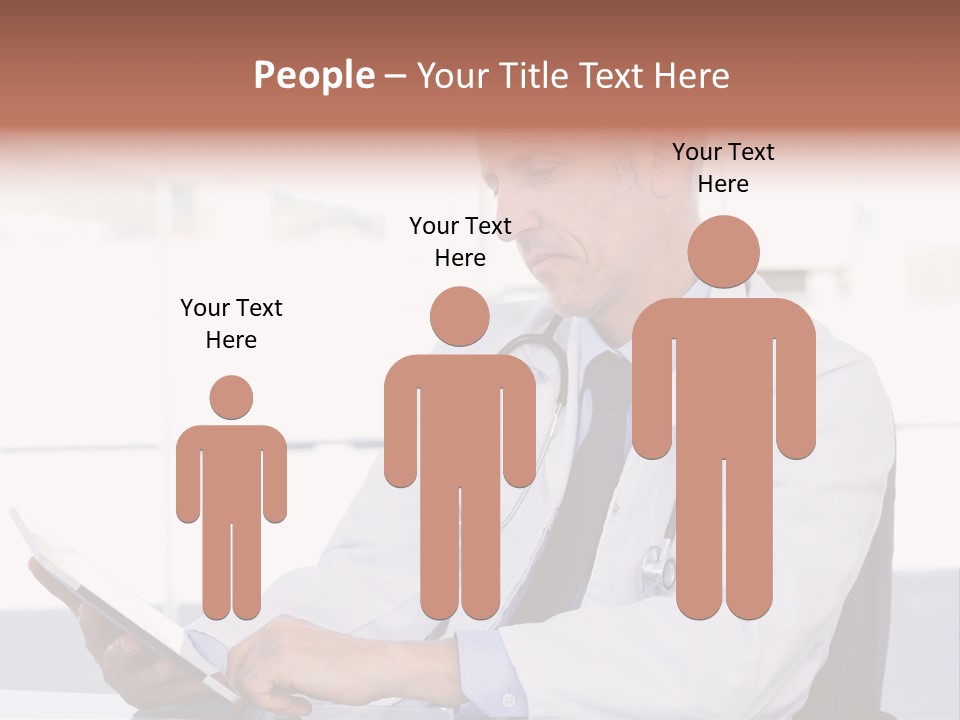 Care Electronic Screen PowerPoint Template