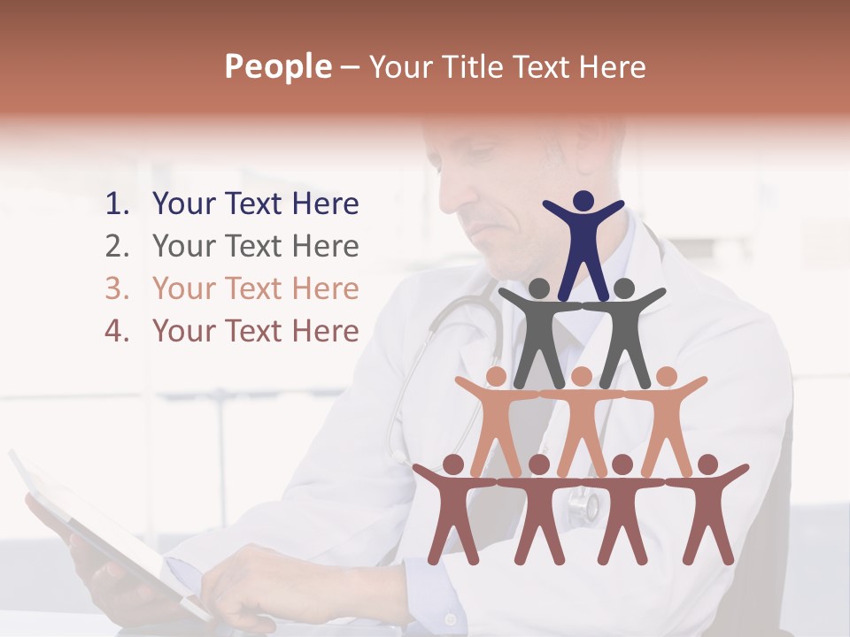 Care Electronic Screen PowerPoint Template