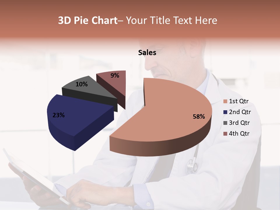 Care Electronic Screen PowerPoint Template