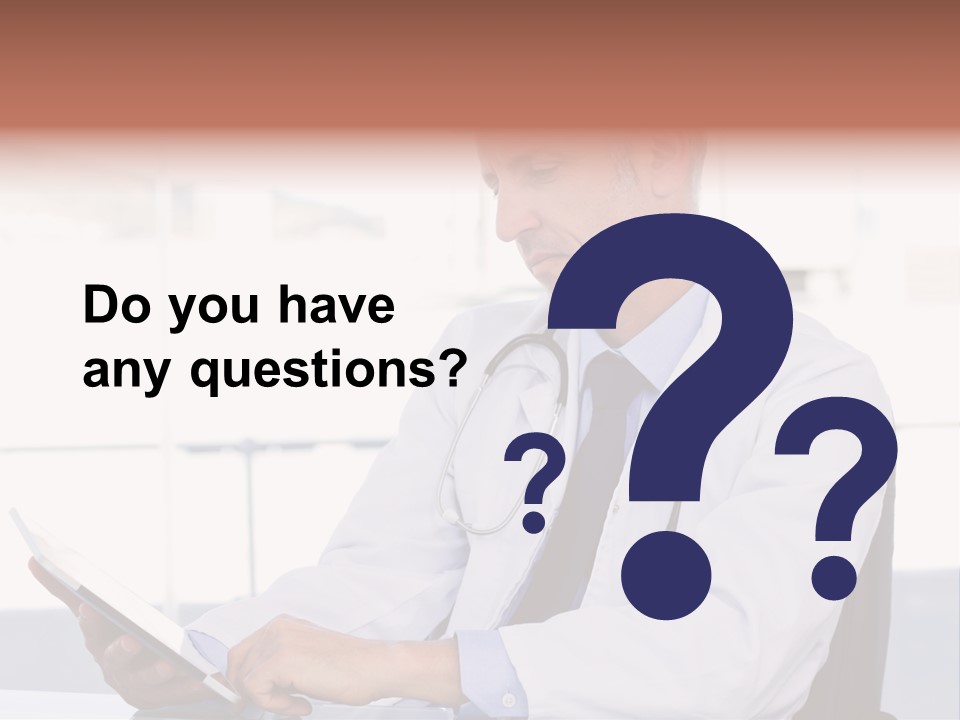 Care Electronic Screen PowerPoint Template