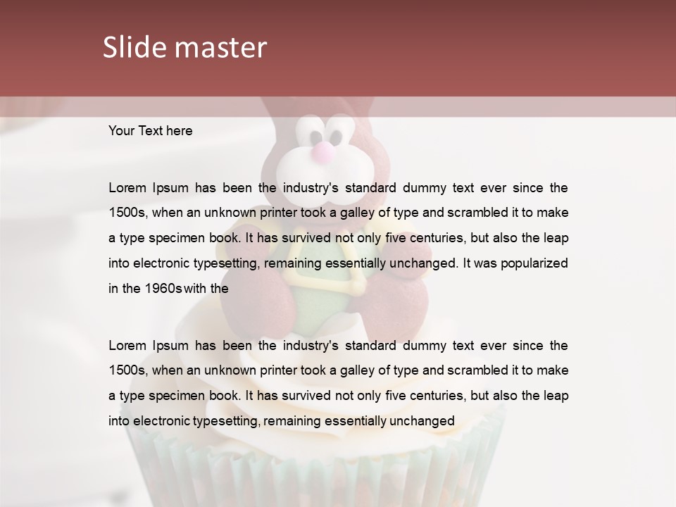 Sweet Vertical Nobody PowerPoint Template