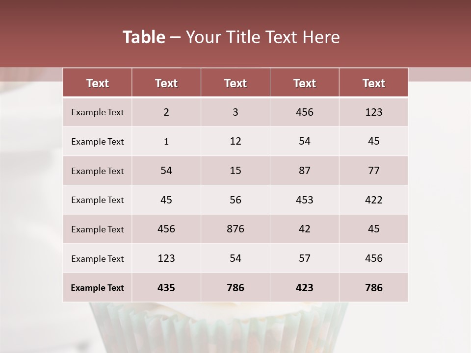 Sweet Vertical Nobody PowerPoint Template