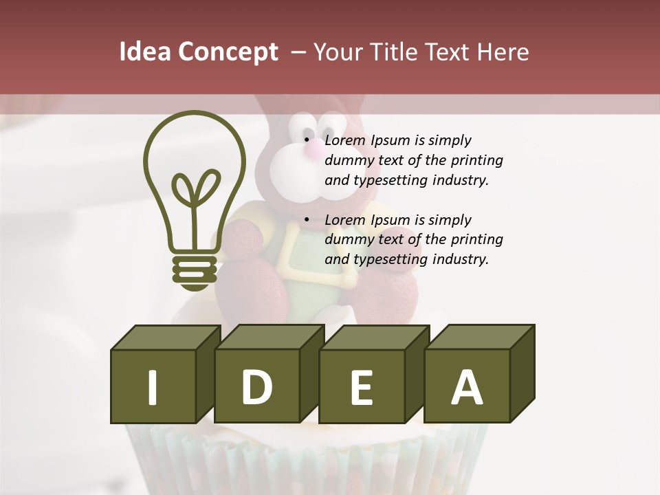Sweet Vertical Nobody PowerPoint Template