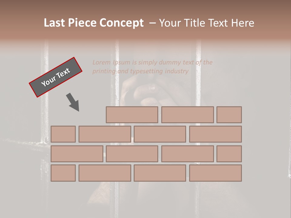 Incarcerated Row Space PowerPoint Template